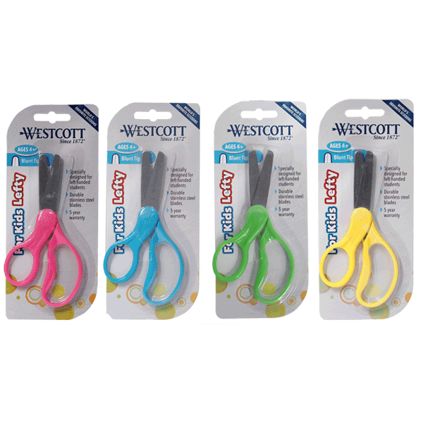 Westcott - Westcott Preschool Training Scissors with Anti-Microbial  Protection, Assorted Colors (15663)