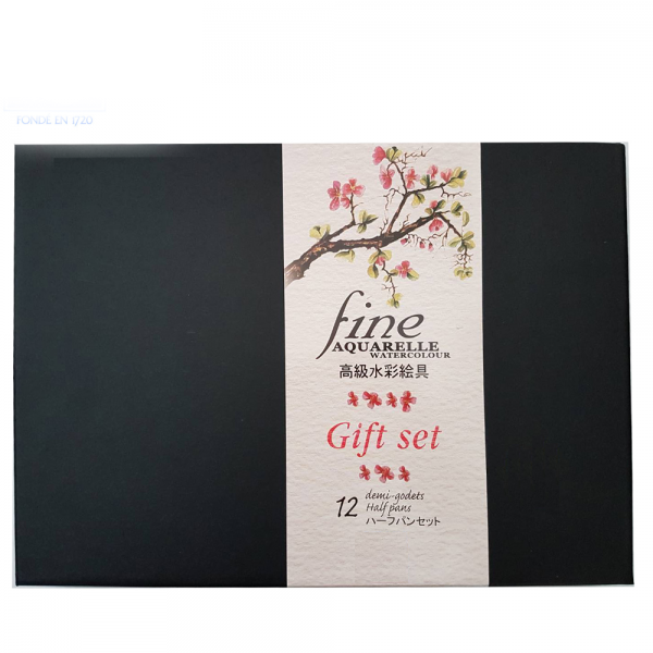 FINE WATERCOLOR SET (12 COLOR) 601004AC – ผู้นำเข้าและจำหน่ายอุปกรณ์ศิลปะ  กระดาษวาดเขียน  ,พู่กัน,ขาตั้งวาดภาพ,กระดาษวาดเขียนสีน้ำ,สีน้ำมัน,สีอคริลิค,อุปกรณ์สำนักงาน,อุปกรณ์เขียนแบบ,อุปกรณ์โรงเรียน,อุปกรณ์งานอดิเรก  คุณภาพระดับโลก,canson,lefranc